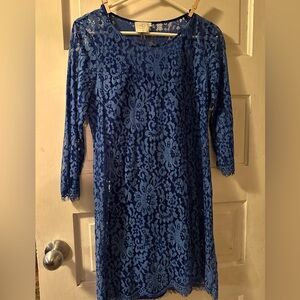 Lovely blue lace dress!